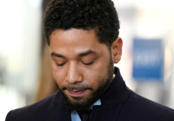 A close up of jussie smollett