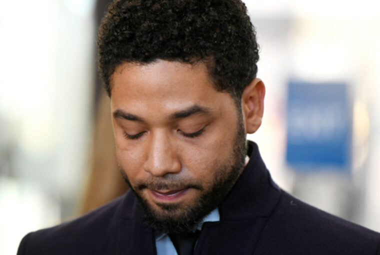 A close up of jussie smollett