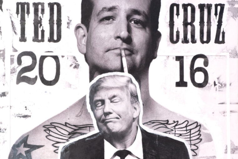 A man with his face tattooed on it and smoking.