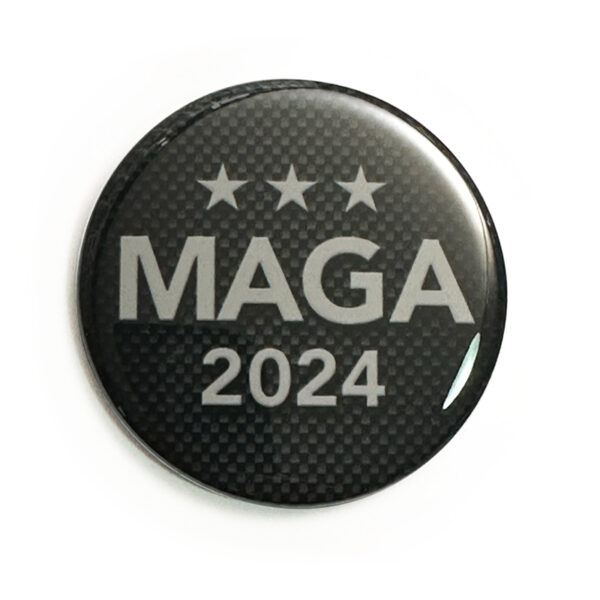 Black MAGA Button